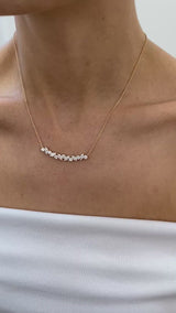 Diamond Pendant Necklace 1.7 ct Yellow Gold