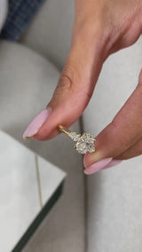 Sierra Engagement Ring 1.3ct TCW, 14K Gold