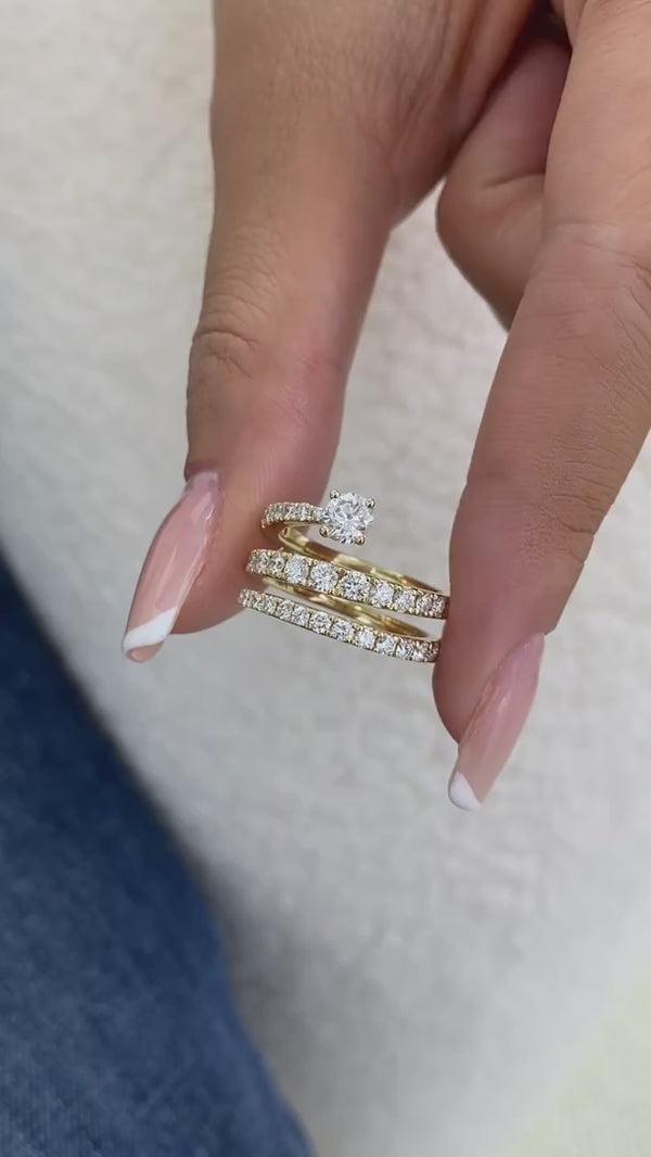 Diamond Wrap Fashion Ring 1.35 ct TCW, Yellow Gold 14K