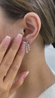 Diamond Drop Earrings 1 ct White Gold