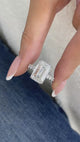 Velouria Engagement Ring 8.8ct TCW, 14K Gold
