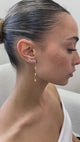 Diamond Drop Earrings 1.4 ct Yellow Gold