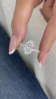 Opaline Engagement Ring 5.7ct TCW, 14K Gold