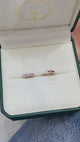 Diamond Huggie Earrings 1.4 ct Rose Gold
