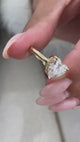Pilar Engagement Ring 3.1ct TCW, 14K Gold
