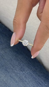Nolene Ring 1.4 ct TCW , Solid Gold 14k