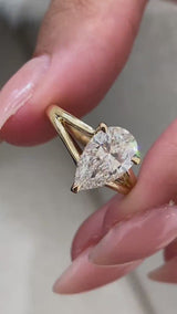 Renee Engagement Ring 1.5ct TCW, 14K Gold