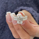 Alexia Engagement Ring 5.3ct TCW, 14K Gold