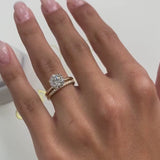 Aubriella Bridal Set Rings Set 2.2ct TCW, 14K Gold