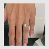 Coraline Engagement Ring 1.5ct TCW, 14K Gold