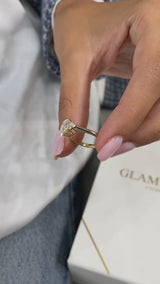 Elisa Engagement Ring 1.2ct TCW, 14K Gold