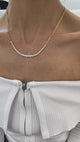 Diamond Chain Necklace 2.2 ct Yellow Gold