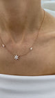 Diamond Pendant Necklace 1 ct Rose Gold