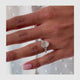 Vivi Engagement Ring 2.9ct TCW, 14K Gold