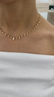 Diamond Chain Necklace 2.6 ct Yellow Gold