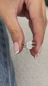 Cinzia Engagement Ring 2.10 Carat White Gold