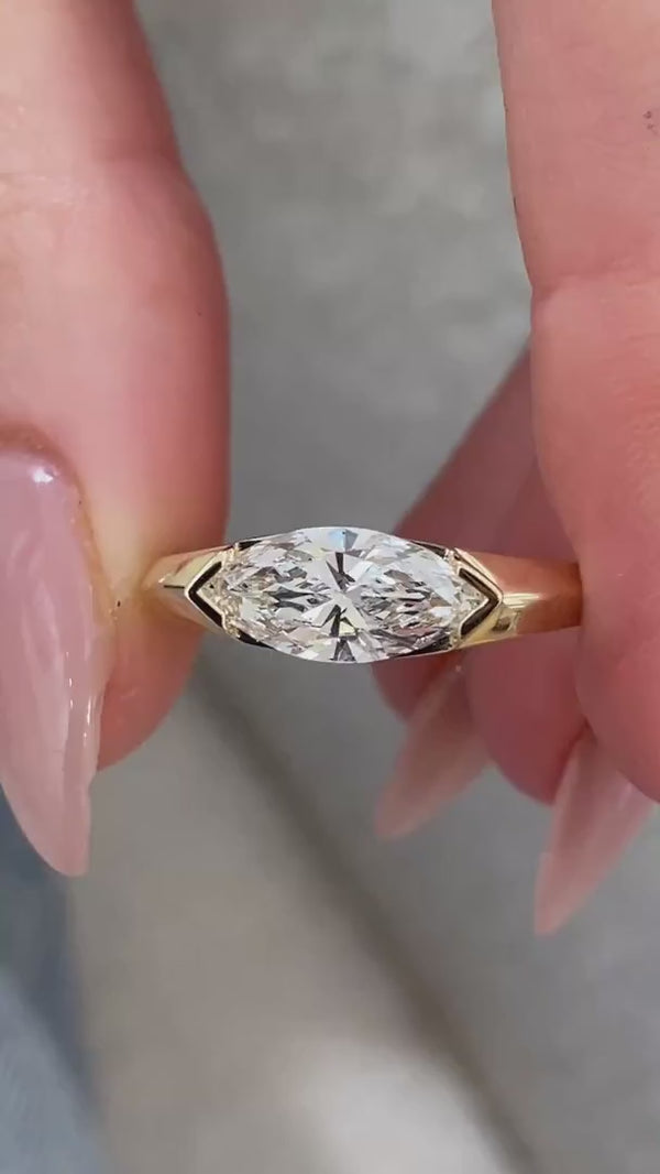 Orrélia Diamond Engagement Ring Rose Gold