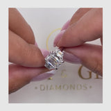 Grase Engagement Ring 2.70 Carat White Gold