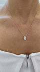 Diamond Pendant Necklace 2 ct Yellow Gold