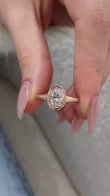 Solyn Diamond Engagement Ring Rose Gold