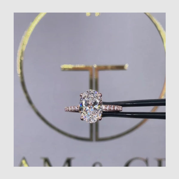 Ensley - Oval Cut 2.30 Carat Diamond Engagement Ring