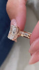 Mallory Engagement Ring 2.95 Carat Rose Gold