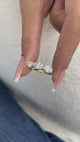 Diamond 3 Stone Ring 1.7 ct Yellow Gold