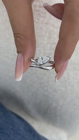 Diamond Solitaire Ring 0.7 ct White Gold