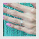 Cynthia Engagement Ring 1.20 Carat White Gold