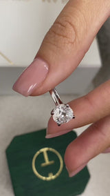 Darya Engagement Ring 2.07 Carat White Gold