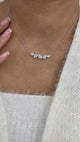 Diamond Pendant Necklace 1.9 ct White Gold