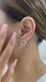 Diamond Stud Earrings 1.4 ct Yellow Gold