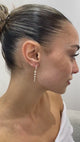 Diamond Drop Earrings 1.2 ct Yellow Gold
