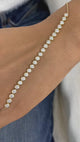 Round Tennis Bracelet 2.1ct TCW, Yellow Gold 14K