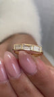 Diamond Stackable Fashion Ring 0.60 ct TCW, Yellow Gold 14K