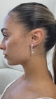 Diamond Drop Earrings 2.2 ct White Gold