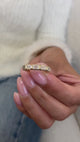 Diamond Stackable Fashion Ring 1.10 ct TCW, Yellow Gold 14K