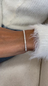 Diamond Tennis Bracelet 1.7 ct White Gold