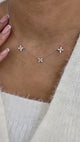 Diamond Pendant Necklace 0.8 ct White Gold