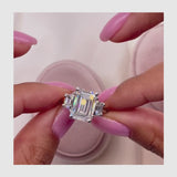 Loren Engagement Ring 6ct TCW, 14K Gold