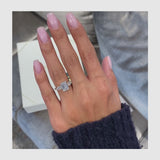 Coralie Bridal Set Rings Set 4ct TCW, 14K Gold