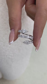 Diamond Eternity Ring 2.75 ct TCW, White Gold 14K