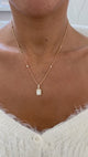 Diamond Pendant Necklace 1.3 ct Yellow Gold