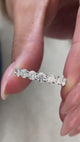 Diamond Wedding Band Fashion Ring 1.25 ct TCW, White Gold 14K