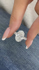 Eluné Engagement Ring 7.8ct TCW, 14K Gold