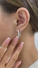 Diamond Earrings Earrings 1.8 ct White Gold