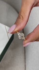 Jimena Engagement Ring 1.2ct TCW, 14K Gold