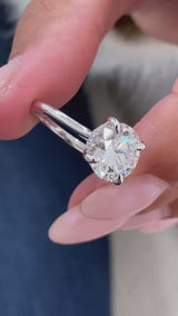 Eloise Engagement Ring 3.20 Carat White Gold