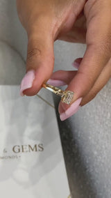 Edetta Engagement Ring 1.20 Carat Yellow Gold