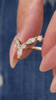 Diamond Ring Fashion Ring 0.50 ct TCW, Rose Gold 14K